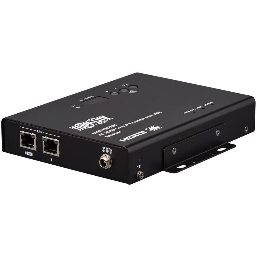 Tripp Lite by Eaton HDMI over IP Extender Receiver - 4K, 4:4:4, PoE, 328 ft. (100 m) B162-100-POE