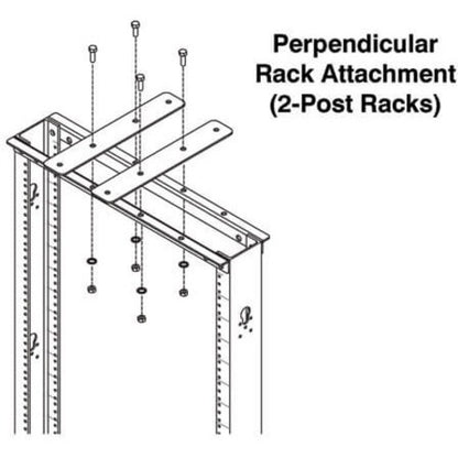 Tripp Lite by Eaton SRLADDERATTACH Mounting Bracket for Cable Ladder - Black SRLADDERATTACH