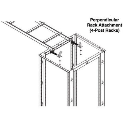 Tripp Lite by Eaton SRLADDERATTACH Mounting Bracket for Cable Ladder - Black SRLADDERATTACH