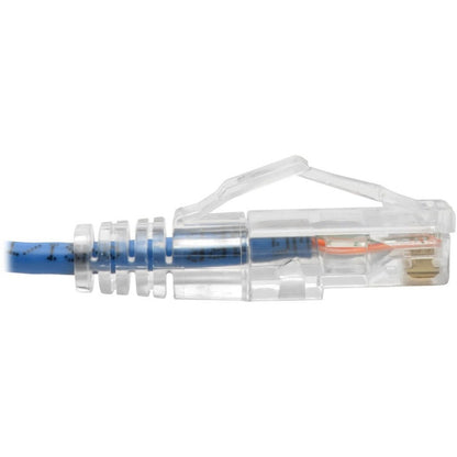 Tripp Lite by Eaton Cat6 UTP Patch Cable (RJ45) - M/M, Gigabit, Snagless, Molded, Slim, Blue, 10 ft. N201-S10-BL