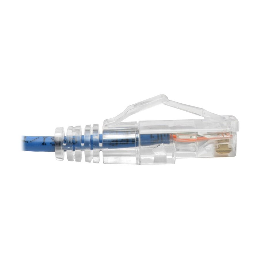 Tripp Lite by Eaton Cat6 UTP Patch Cable (RJ45) - M/M, Gigabit, Snagless, Molded, Slim, Blue, 10 ft. N201-S10-BL