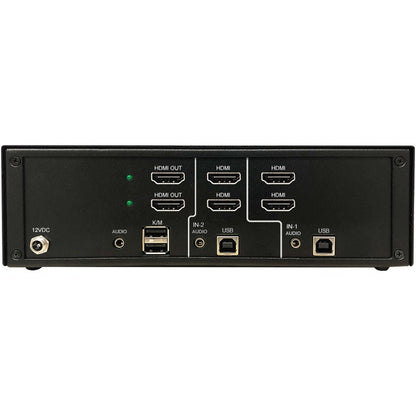 Tripp Lite by Eaton Secure KVM Switch, 2-Port, Dual Head, HDMI to HDMI, 4K, NIAP PP4.0, Audio, TAA B002-H2A2-N4