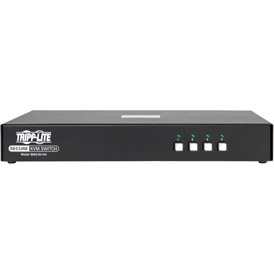 Tripp Lite by Eaton B002-DV1A4 4-Port NIAP PP3.0-Certified DVI-I KVM Switch B002-DV1A4