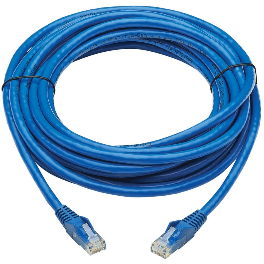 Tripp Lite by Eaton Cat6 Snagless UTP Network Patch Cable (RJ45 M/M), Blue, 20 ft. N201P-020-BL