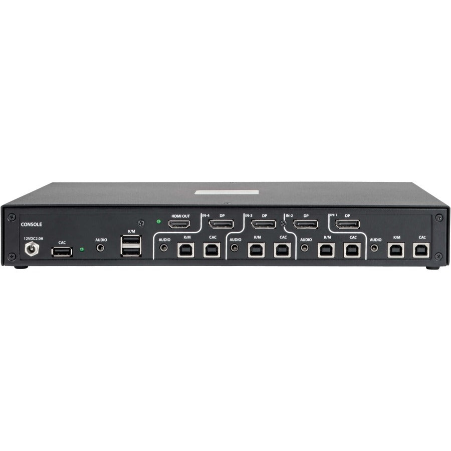 Tripp Lite by Eaton B002-HD1AC4 Secure 4-Port NIAP PP3.0-Certified HDMI-to-DisplayPort KVM Switch B002-HD1AC4