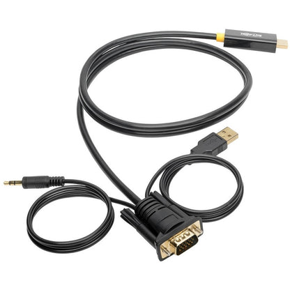 Tripp Lite by Eaton P116-006-HDMI-A VGA + Audio to HDMI Adapter Cable (M/M), 6 ft. P116-006-HDMI-A