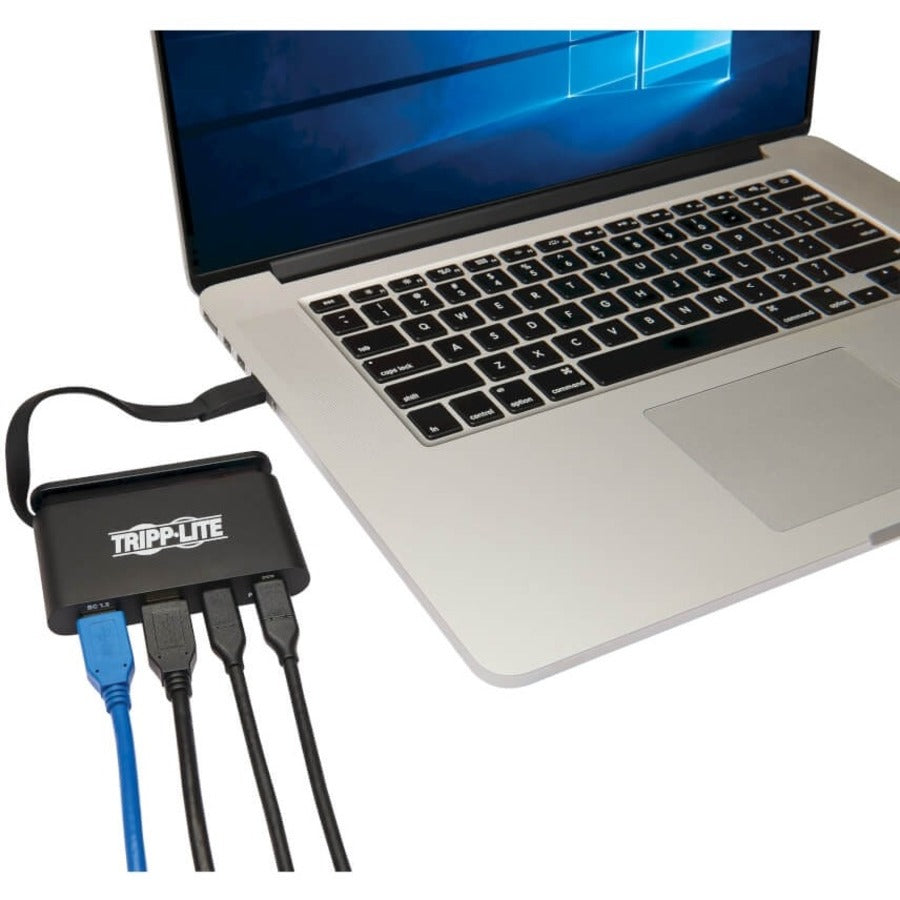 Tripp Lite by Eaton U460-T04-2A2C-1 USB 3.1 C Hub, 5 Gbps, Black U460-T04-2A2C-1