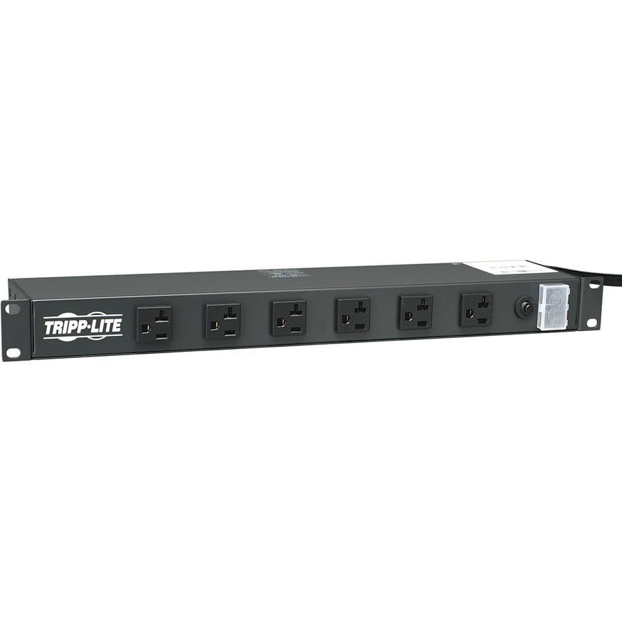 Tripp Lite Power Strip Rackmount Metal 120V 5-20R 12 Outlet 15' Cord 1URM RS-1215-20