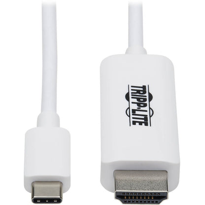 Tripp Lite by Eaton U444-003-HWE USB-C to HDMI Adapter Cable, M/M, White, 3 ft. U444-003-HWE