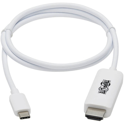 Tripp Lite by Eaton U444-003-HWE USB-C to HDMI Adapter Cable, M/M, White, 3 ft. U444-003-HWE