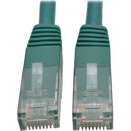 Tripp Lite by Eaton Cat6 Gigabit Molded Patch Cable (RJ45 M/M), Green, 2 ft N200-002-GN