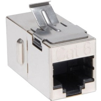 Tripp Lite by Eaton Cat6 Straight Through Shielded Modular In-line "Snap-in" Coupler (RJ45 F/F) N235-001-SH