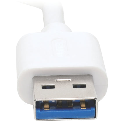 Tripp Lite by Eaton 4-Port Portable USB 3.0 SuperSpeed Mini Hub, Aluminum U360-004-AL