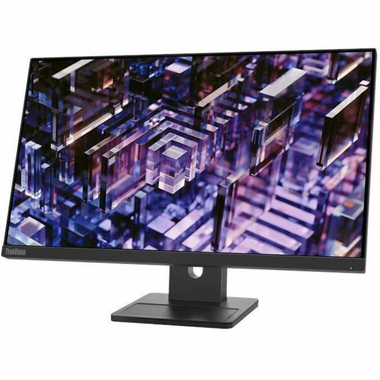 Lenovo ThinkVision E24q-30 24" Class WQHD LED Monitor - 16:9 - Raven Black 63ECGAR2US