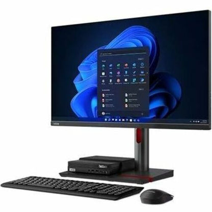 Lenovo ThinkCentre M80q Gen 4 12E90014CA Desktop Computer - Intel Core i5 13th Gen i5-13500T Tetradeca-core (14 Core) 1.60 GHz - 8 GB RAM DDR5 SDRAM - 256 GB M.2 PCI Express NVMe 4.0 x4 SSD - Tiny - Black 12E90014CA