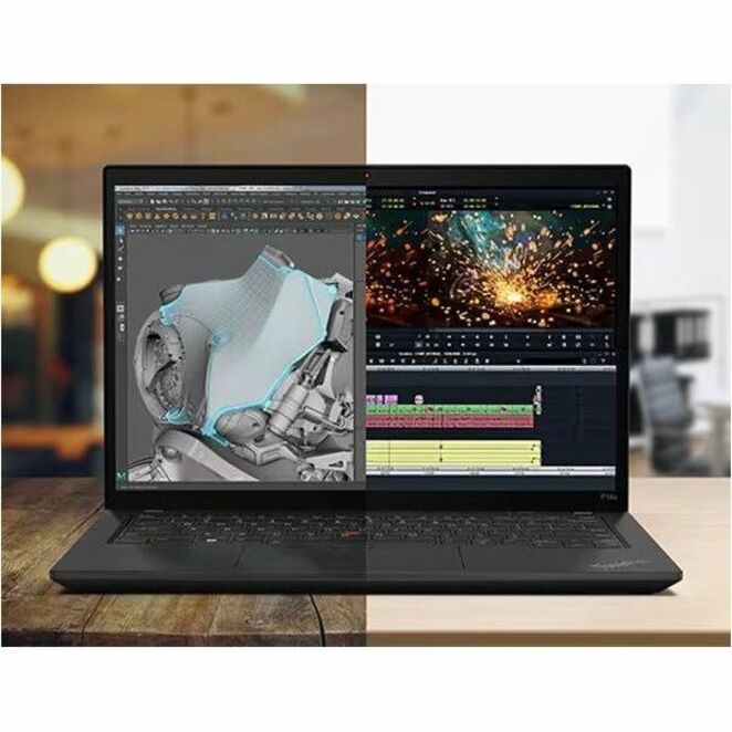 Lenovo ThinkPad P14s Gen 4 21K5000TCA 14" Mobile Workstation - 2.8K - 2880 x 1800 - AMD Ryzen 7 PRO 7840U Octa-core (8 Core) 3.30 GHz - 64 GB Total RAM - 64 GB On-board Memory - 1 TB SSD - Villi Black 21K5000TCA