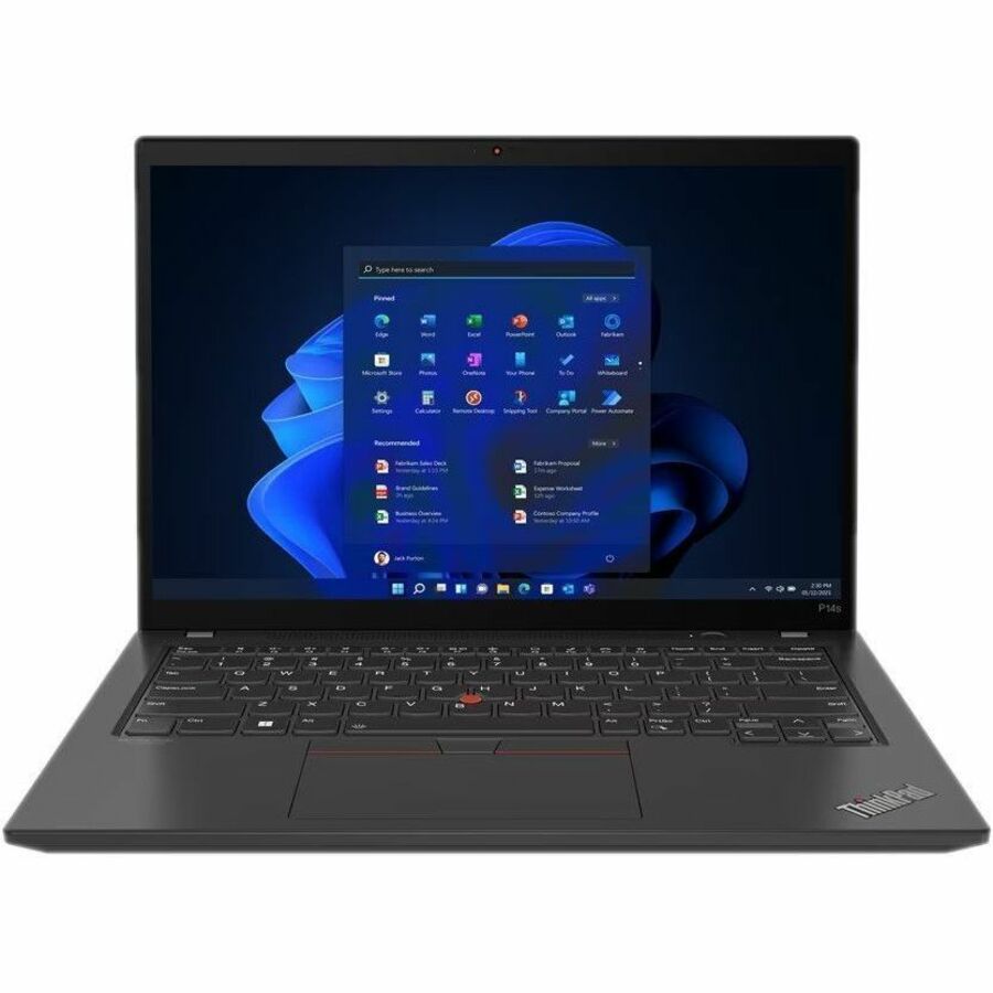 Lenovo ThinkPad P14s Gen 4 21K50012CA 14" Mobile Workstation - WUXGA - 1920 x 1200 - AMD Ryzen 7 PRO 7840U Octa-core (8 Core) 3.30 GHz - 16 GB Total RAM - 16 GB On-board Memory - 512 GB SSD - Villi Black 21K50012CA