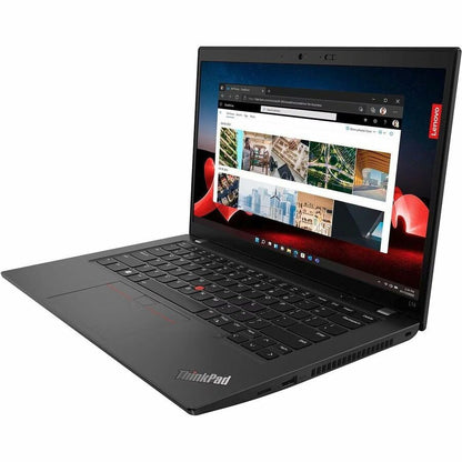 Lenovo ThinkPad L14 Gen 4 21H1005NCA 14" Notebook - Full HD - 1920 x 1080 - Intel Core i5 13th Gen i5-1345U Deca-core (10 Core) - 16 GB Total RAM - 512 GB SSD - Thunder Black 21H1005NCA