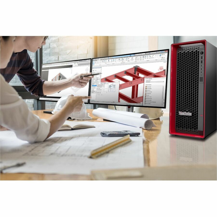 Lenovo ThinkStation 30GA000YCA Workstation - 1 x Intel Xeon Hexa-core (6 Core) w3-2425 3 GHz - 32 GB DDR5 SDRAM RAM - 1 TB SSD - Tower 30GA000YCA