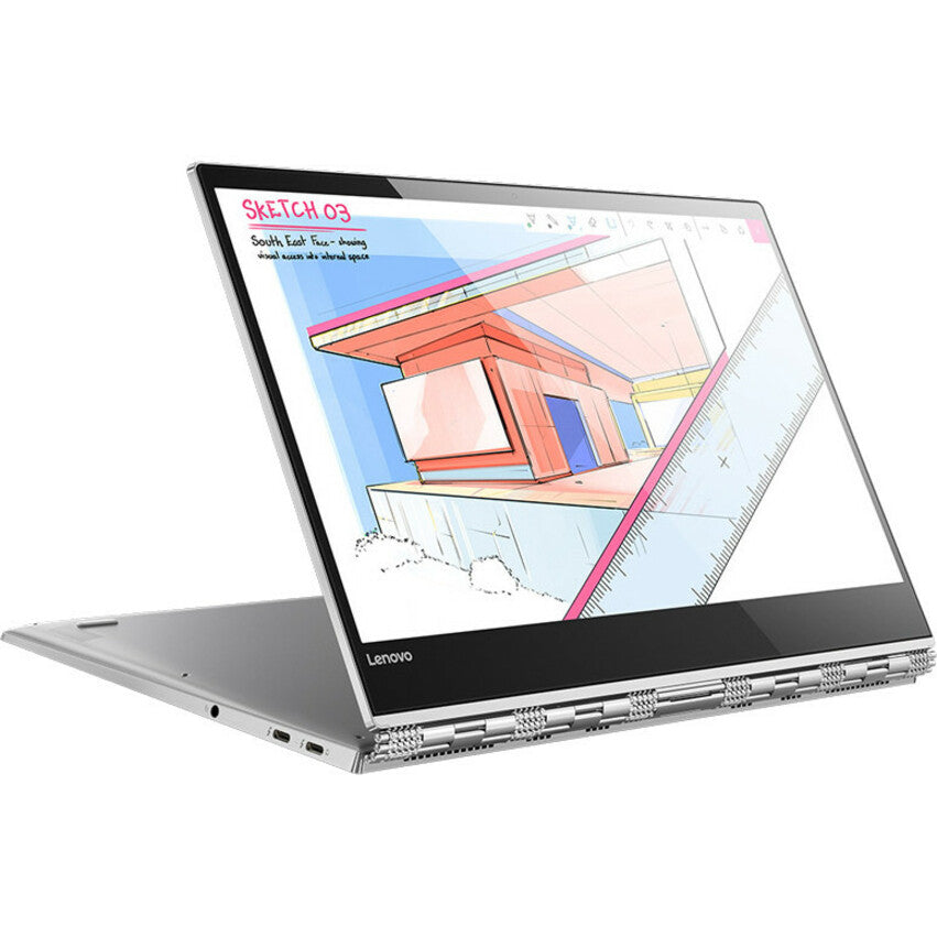 Lenovo Yoga 920-13IKB 80Y70062US 13.9" Touchscreen 2 in 1 Notebook - 3840 x 2160 - Intel Core i7 8th Gen i7-8550U Quad-core (4 Core) 1.80 GHz - 16 GB Total RAM - 1 TB SSD - Platinum 80Y70062US