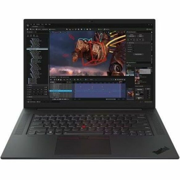 Lenovo ThinkPad P1 Gen 6 21FV001TUS 16" Notebook - WQXGA - 2560 x 1600 - Intel Core i7 13th Gen i7-13800H Tetradeca-core (14 Core) 2.50 GHz - 32 GB Total RAM - 1 TB SSD - Black Paint 21FV001TUS