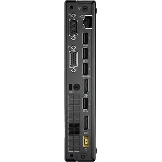 Lenovo ThinkCentre M910q 10MV000NCA Desktop Computer - Intel Core i5 7th Gen i5-7500T 2.70 GHz - 8 GB RAM DDR4 SDRAM - 256 GB SSD - Tiny - Black 10MV000NCA