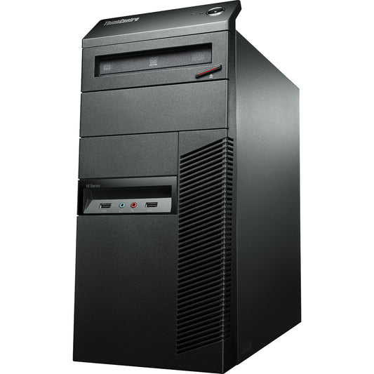 Lenovo ThinkCentre M93p 10A7000QUS Desktop Computer - Intel Core i7 i7-4770 Quad-core (4 Core) 3.40 GHz - 8 GB RAM DDR3 SDRAM - 1 TB HDD - Mini-tower - Business Black 10A7000QUS