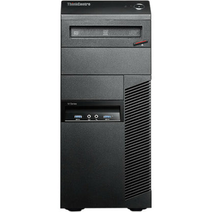 Lenovo ThinkCentre M93p 10A7000QUS Desktop Computer - Intel Core i7 i7-4770 Quad-core (4 Core) 3.40 GHz - 8 GB RAM DDR3 SDRAM - 1 TB HDD - Mini-tower - Business Black 10A7000QUS