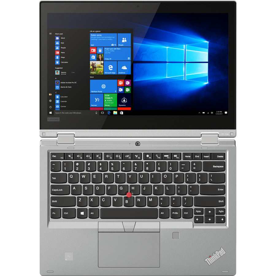 Lenovo ThinkPad L380 Yoga 20M7000KUS 13.3" Touchscreen Notebook - 1920 x 1080 - Intel Core i5 8th Gen i5-8250U Quad-core (4 Core) 1.60 GHz - 8 GB Total RAM - 256 GB SSD - Silver 20M7000KUS