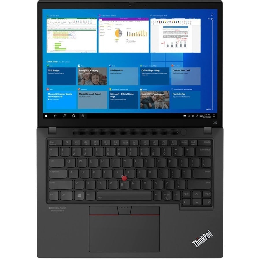 Lenovo ThinkPad X13 Gen 2 20WKS1F900 13.3" Notebook - WUXGA - 1920 x 1200 - Intel Core i5 11th Gen i5-1135G7 Quad-core (4 Core) 2.40 GHz - 8 GB Total RAM - 256 GB SSD 20WKS1F900