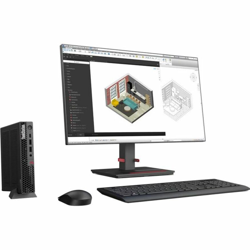 Lenovo ThinkStation P3 30H0000XCA Workstation - 1 x Intel Core i7 Hexadeca-core (16 Core) i7-13700T 13th Gen 1.40 GHz - 16 GB DDR5 SDRAM RAM - 512 GB SSD - Tiny 30H0000XCA