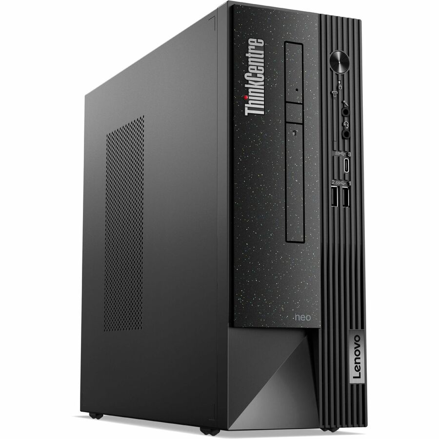 Lenovo ThinkCentre neo 50s Gen 4 12JF0004CA Desktop Computer - Intel Core i3 13th Gen i3-13100 Quad-core (4 Core) 3.40 GHz - 8 GB RAM DDR4 SDRAM - 256 GB M.2 PCI Express NVMe 4.0 x4 SSD - Small Form Factor - Black 12JF0004CA