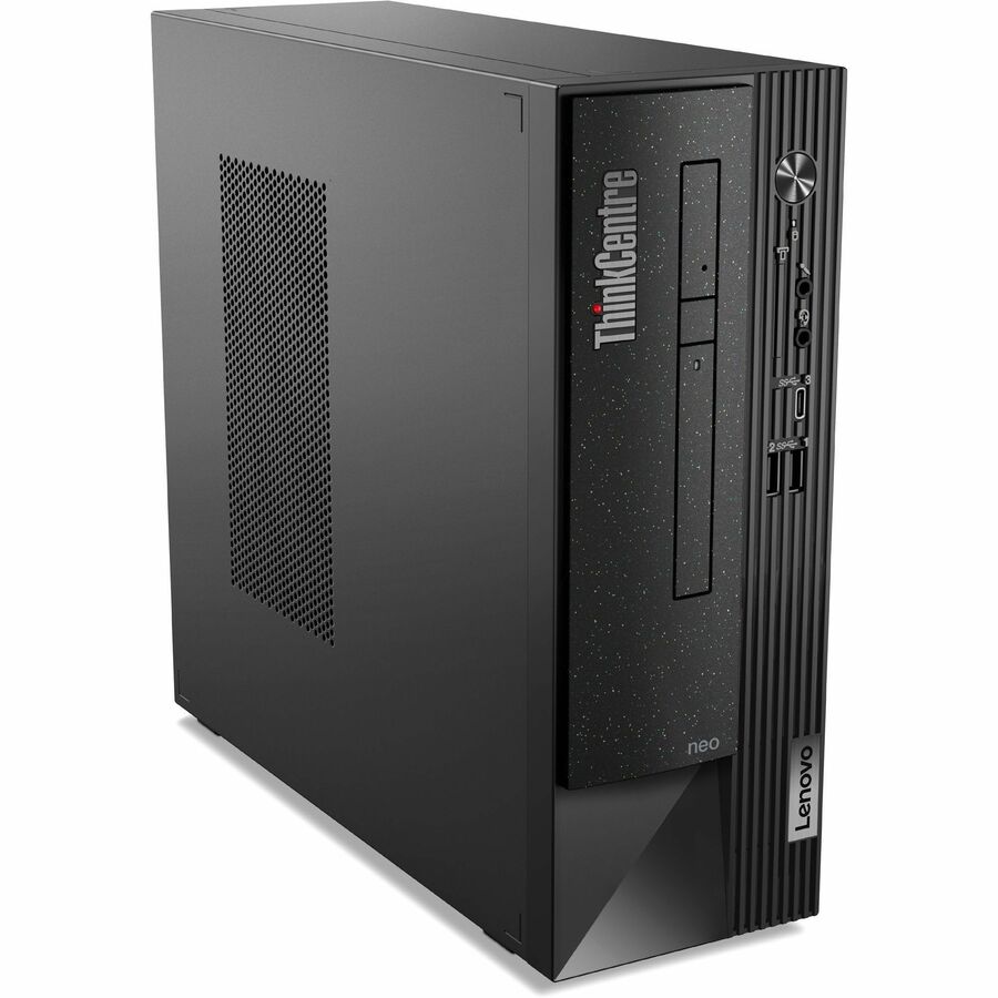 Lenovo ThinkCentre neo 50s Gen 4 12JF0004CA Desktop Computer - Intel Core i3 13th Gen i3-13100 Quad-core (4 Core) 3.40 GHz - 8 GB RAM DDR4 SDRAM - 256 GB M.2 PCI Express NVMe 4.0 x4 SSD - Small Form Factor - Black 12JF0004CA