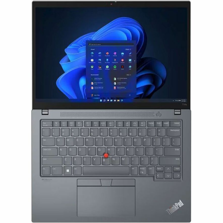 Lenovo ThinkPad T14s Gen 3 21BR00GRCA 14" Notebook - WUXGA - 1920 x 1200 - Intel Core i7 12th Gen i7-1260P Dodeca-core (12 Core) 2.10 GHz - 16 GB Total RAM - 16 GB On-board Memory - 512 GB SSD - Storm Gray 21BR00GRCA