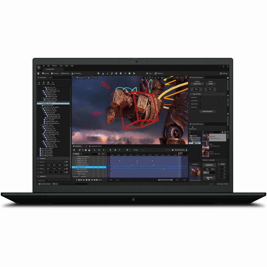 Lenovo ThinkPad P1 Gen 6 21FV0023US 16" Mobile Workstation - WQXGA - 2560 x 1600 - Intel Core i7 13th Gen i7-13700H Tetradeca-core (14 Core) 2.40 GHz - 16 GB Total RAM - 512 GB SSD - Black Paint 21FV0023US