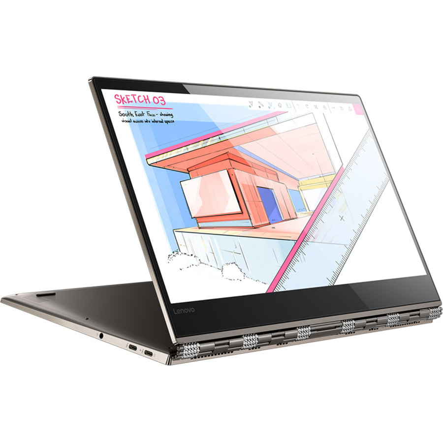 Lenovo Yoga 920-13IKB 80Y70066US 13.9" Touchscreen 2 in 1 Notebook - 3840 x 2160 - Intel Core i7 8th Gen i7-8550U Quad-core (4 Core) 1.80 GHz - 16 GB Total RAM - 1 TB SSD - Bronze 80Y70066US