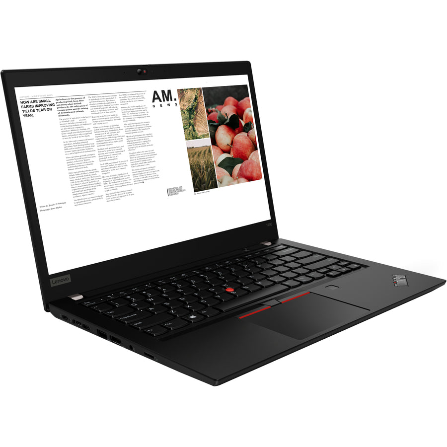 Lenovo ThinkPad T490 20N2002AUS 14" Notebook - 1920 x 1080 - Intel Core i7 8th Gen i7-8565U Quad-core (4 Core) 1.80 GHz - 8 GB Total RAM - 512 GB SSD - Glossy Black 20N2002AUS