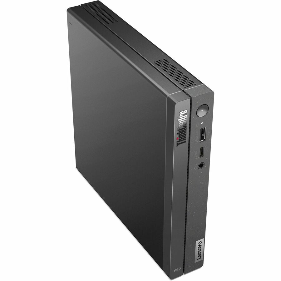 Lenovo ThinkCentre neo 50q Gen 4 12M2000QUX Desktop Computer - Intel Core i3 12th Gen i3-1215U Hexa-core (6 Core) - 8 GB RAM DDR4 SDRAM - 256 GB M.2 PCI Express NVMe 4.0 x4 SSD - Tiny - Black 12M2000QUX