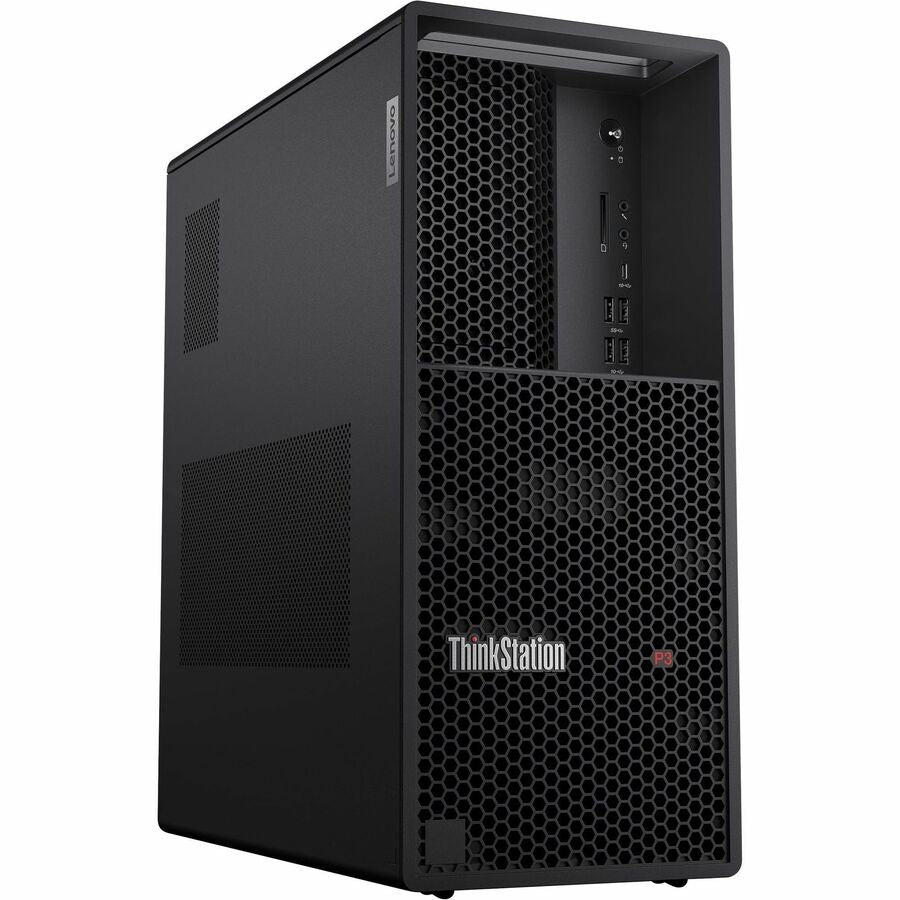 Lenovo ThinkStation P3 30GS0033CA Workstation - 1 x Intel Core i9 Tetracosa-core (24 Core) i9-13900 13th Gen 2 GHz - 32 GB DDR5 SDRAM RAM - 1 TB SSD - Tower 30GS0033CA