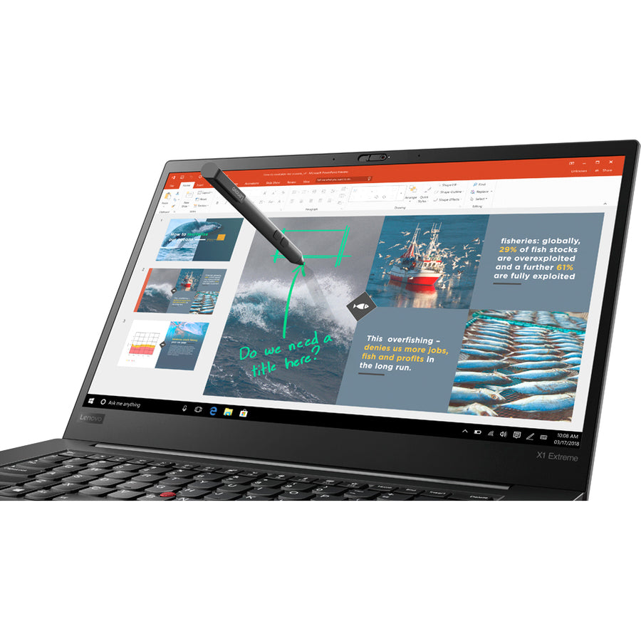 Lenovo ThinkPad X1 Extreme 1st Gen 20MF000QUS 15.6" Touchscreen Notebook - 3840 x 2160 - Intel Core i7 8th Gen i7-8850H Hexa-core (6 Core) 2.60 GHz - 32 GB Total RAM - 1 TB SSD 20MF000QUS