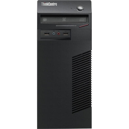 Lenovo ThinkCentre M79 10CN0000US Desktop Computer - AMD A-Series A4-6300 Dual-core (2 Core) 3.70 GHz - 4 GB RAM DDR3 SDRAM - 500 GB HDD - Tower - Business Black 10CN0000US