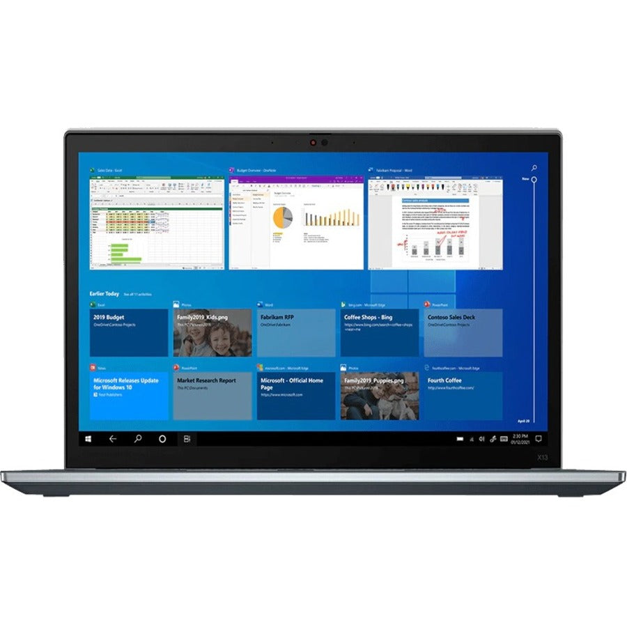 Lenovo ThinkPad X13 Gen 2 20WK005UUS 13.3" Notebook - WUXGA - 1920 x 1200 - Intel Core i5 11th Gen i5-1135G7 Quad-core (4 Core) 2.40 GHz - 8 GB Total RAM - 256 GB SSD - Storm Gray 20WK005UUS