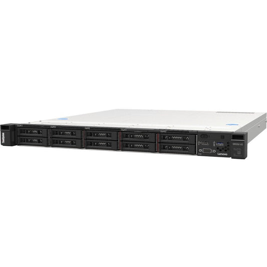 Lenovo ThinkSystem SR250 V2 7D7QA01ZNA 1U Rack Server - 1 x Intel Xeon E-2334 3.40 GHz - 16 GB RAM - Serial ATA Controller 7D7QA01ZNA