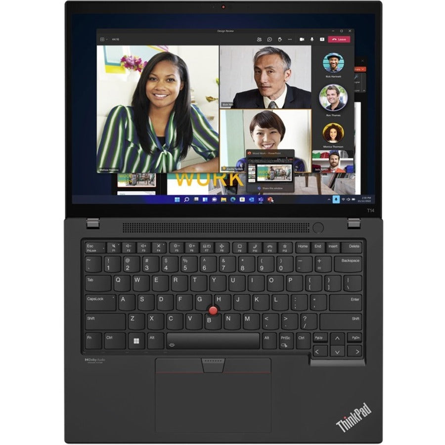 Lenovo ThinkPad T14 Gen 3 21AH00BMCA 14" Notebook - WUXGA - 1920 x 1200 - Intel Core i7 12th Gen i7-1260P Dodeca-core (12 Core) 2.10 GHz - 16 GB Total RAM - 8 GB On-board Memory - 512 GB SSD - Thunder Black 21AH00BMCA