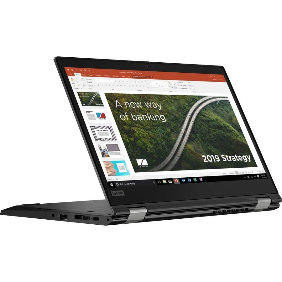 Lenovo ThinkPad L13 Yoga Gen 2 21AD0036US 13.3" Touchscreen Convertible 2 in 1 Notebook - Full HD - 1920 x 1080 - AMD Ryzen 5 PRO 5650U Hexa-core (6 Core) 2.30 GHz - 8 GB Total RAM - 256 GB SSD - Black 21AD0036US