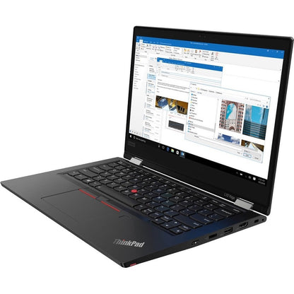 Lenovo ThinkPad L13 Yoga Gen 2 21AD0036US 13.3" Touchscreen Convertible 2 in 1 Notebook - Full HD - 1920 x 1080 - AMD Ryzen 5 PRO 5650U Hexa-core (6 Core) 2.30 GHz - 8 GB Total RAM - 256 GB SSD - Black 21AD0036US