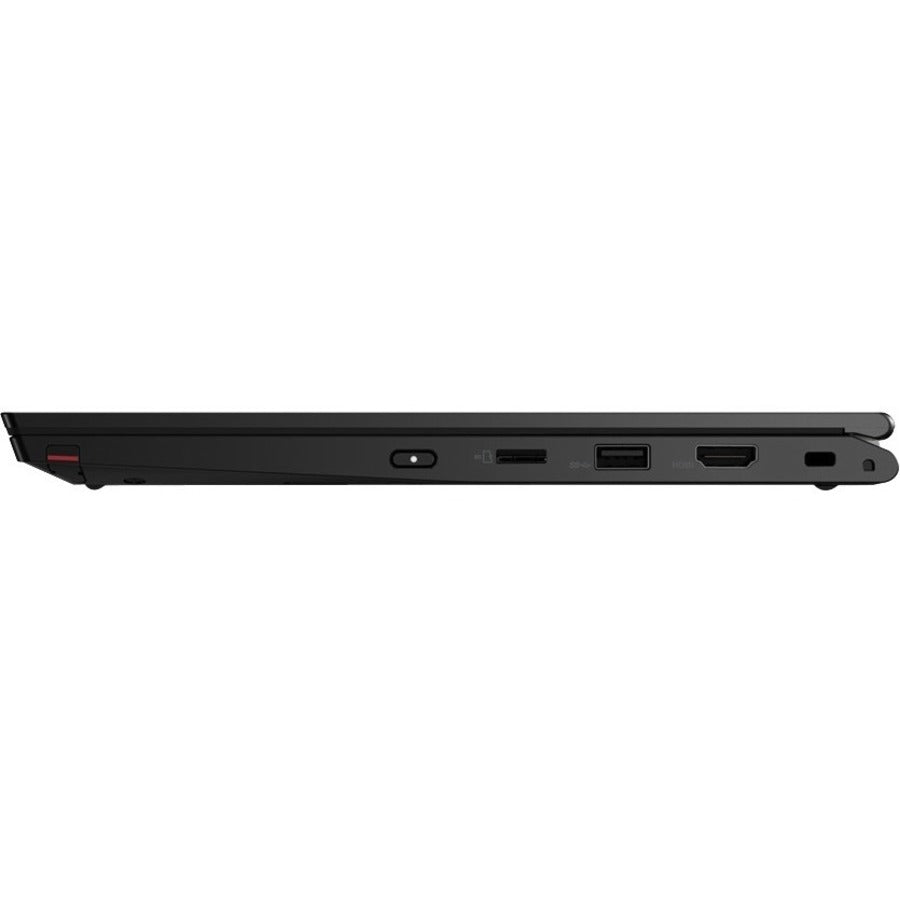 Lenovo ThinkPad L13 Yoga Gen 2 21AD0036US 13.3" Touchscreen Convertible 2 in 1 Notebook - Full HD - 1920 x 1080 - AMD Ryzen 5 PRO 5650U Hexa-core (6 Core) 2.30 GHz - 8 GB Total RAM - 256 GB SSD - Black 21AD0036US