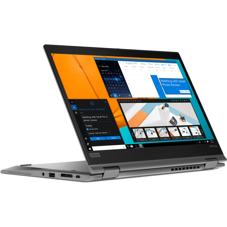 Lenovo ThinkPad X390 Yoga 20NN001GUS 13.3" Touchscreen 2 in 1 Notebook - 1920 x 1080 - Intel Core i5 8th Gen i5-8365U Quad-core (4 Core) 1.60 GHz - 8 GB Total RAM - 256 GB SSD - Silver 20NN001GUS