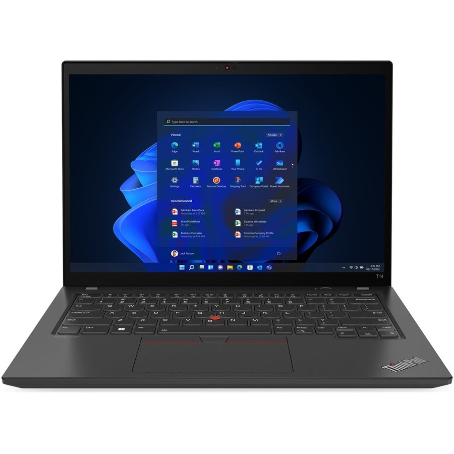 Lenovo ThinkPad T14 Gen 3 21CF000BUS 14" Notebook - WUXGA - 1920 x 1200 - AMD Ryzen 5 PRO 6650U 2.90 GHz - 16 GB Total RAM - 16 GB On-board Memory - 256 GB SSD 21CF000BUS