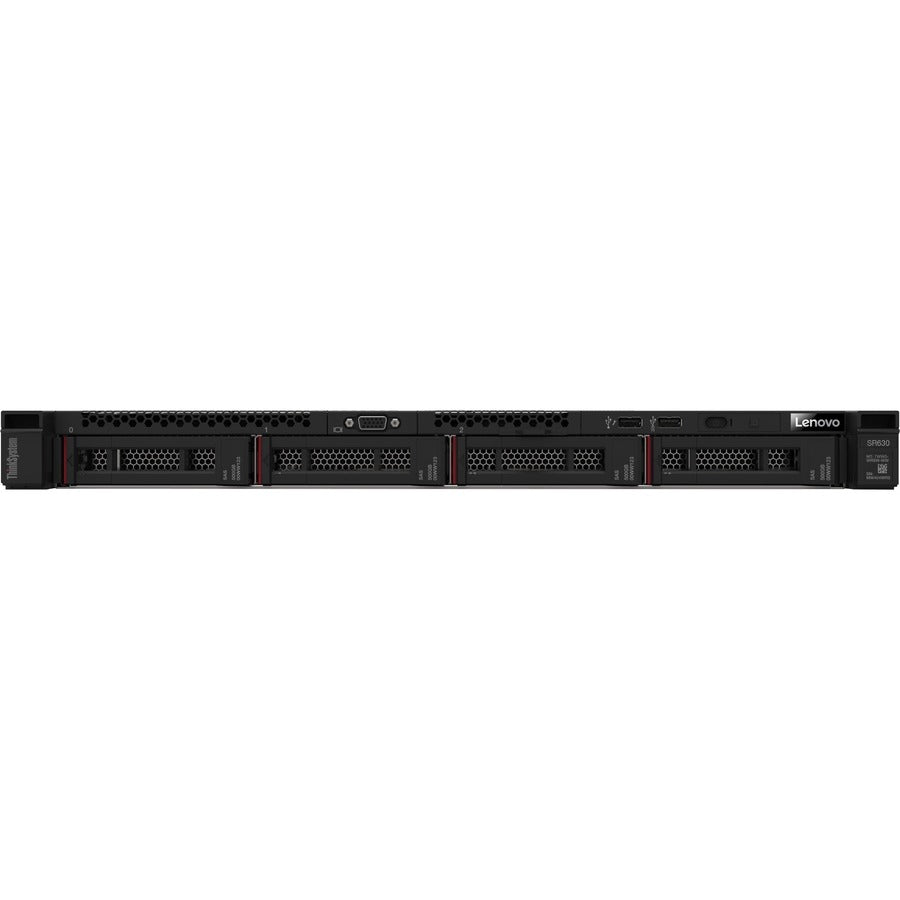 Lenovo ThinkSystem SR630 7X02A0FANA 1U Rack Server - 1 x Intel Xeon Silver 4208 2.10 GHz - 16 GB RAM - Serial ATA/600, 12Gb/s SAS Controller 7X02A0FANA